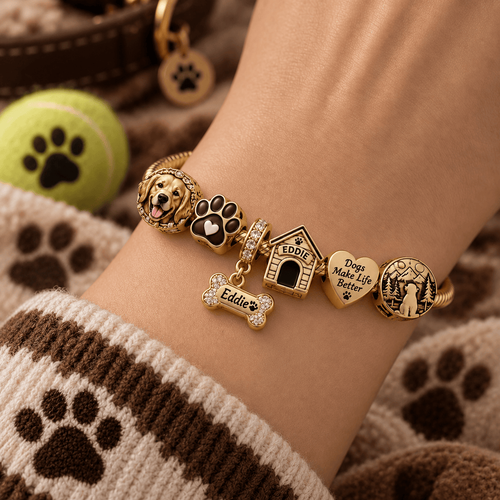 EDIE Gold Charm Bracelet Set PTT