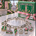 AKA Silver Charm Bracelet Set NTVA