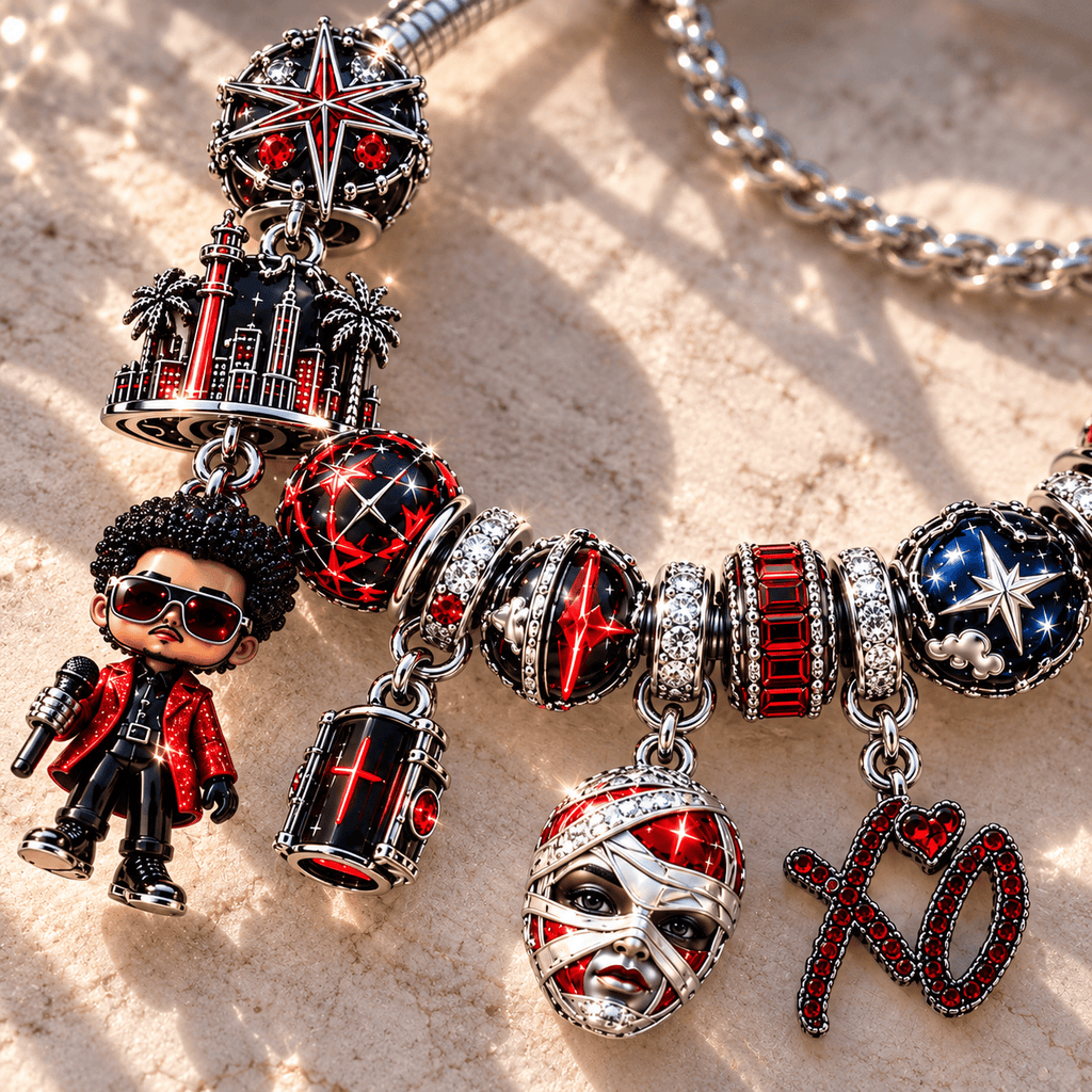 TWD Silver Charm Bracelet Set NTTB