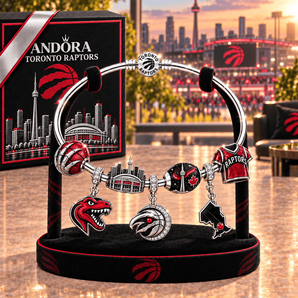 TRT Silver Charm Bracelet Set TMH